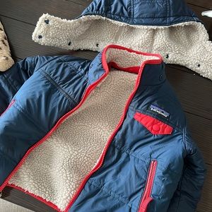 Patagonia reversible jacket with hood